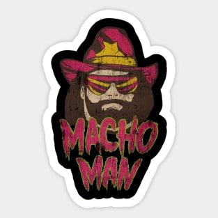 Macho Man Vintage Sticker